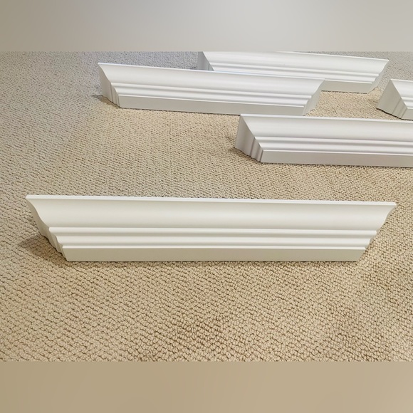 Bed Bath & Beyond Wall Decor Set Of Three Wooden Floating Shelves